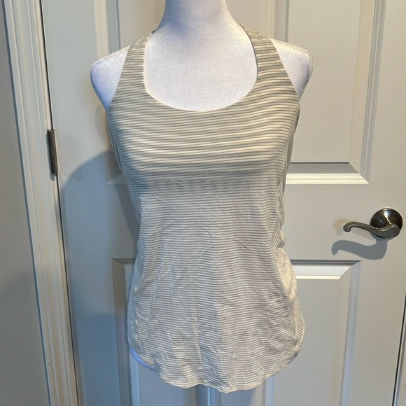 lululemon athletica Tops - Lululemon Free To Be Serene Tank.  Color- Red/Black/Cream- Size 4.  Unique!